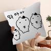 N-Neujeok Pillow Covers Cartoon Sofa Decorative Home Double-sided Printing Short Plush Cute Cushion Cover