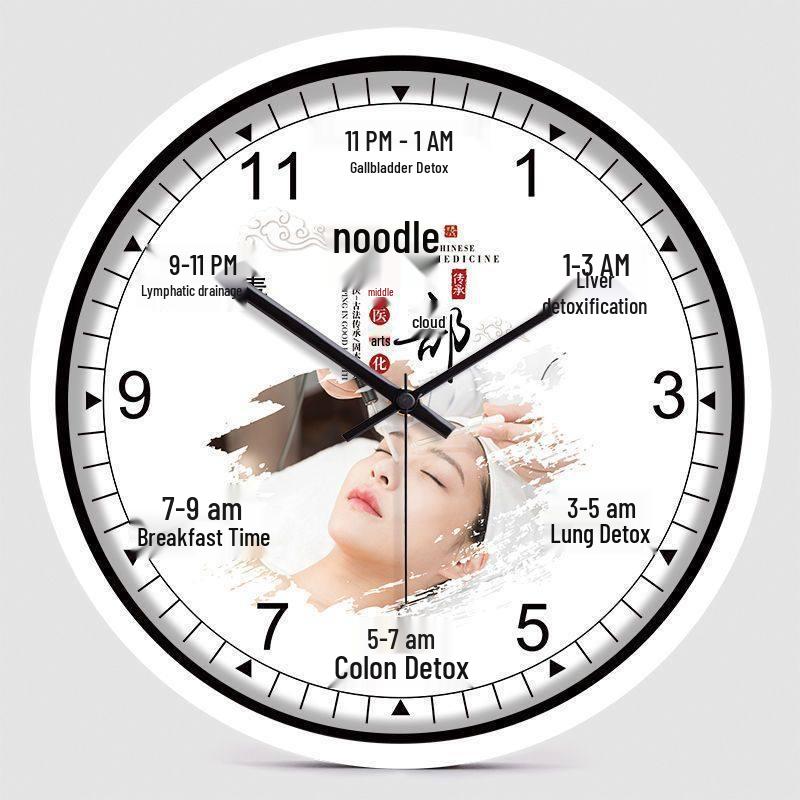 Health Club & Beauty Salon Silent Wall Clock for SPA and Therapies
