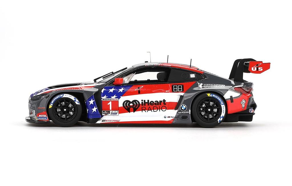TSM MODEL Scale BMW M4 GT3 IMSA Watkins Glen 2024 Paul Miller Racing Finished Model TSM430838 1/43 #1