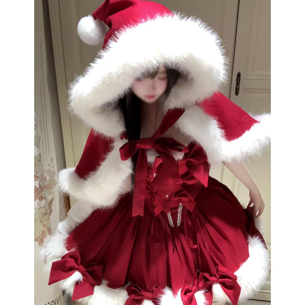 

Winter Wonderland Japanese Lolita Cloak & Puffy Skirt Set Small (S)