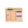 1 Set Miniature European Bedroom Furniture 1:12 Dollhouse Kitchen Scene Cooking Table Sink Cabinet Model Toy Dolls Accessories