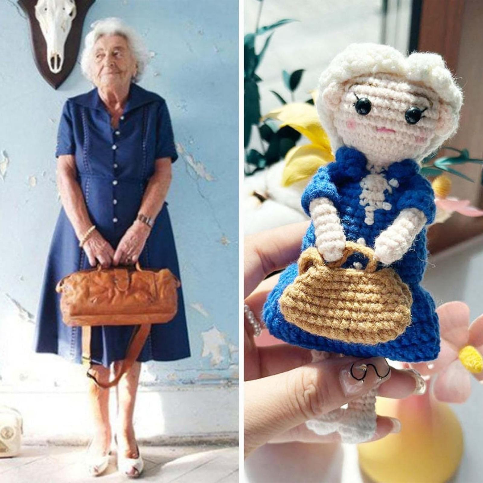 

Вязаные куклы на заказ 10CM белый