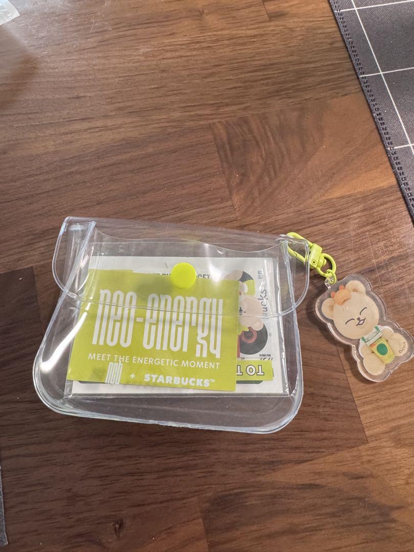 

[USED] Not for sale Korean Starbucks NCT127 collaboration pouch, Jungkook