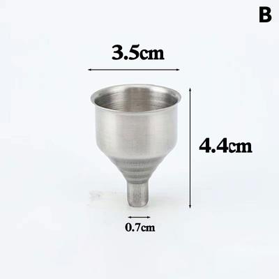 1 Stück Trichter aus Edelstahl, tragbar, Mini-Trichter mit kleinem Mund, für Bar, Weinflasche