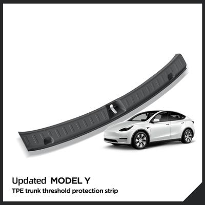 Für Tesla Model Y 2025-2025 Hintere Kofferraumtür Schweller Schutzleiste Innere Hintere Stoßstangenschutzplatte Abdeckung Zierleiste Autozubehör