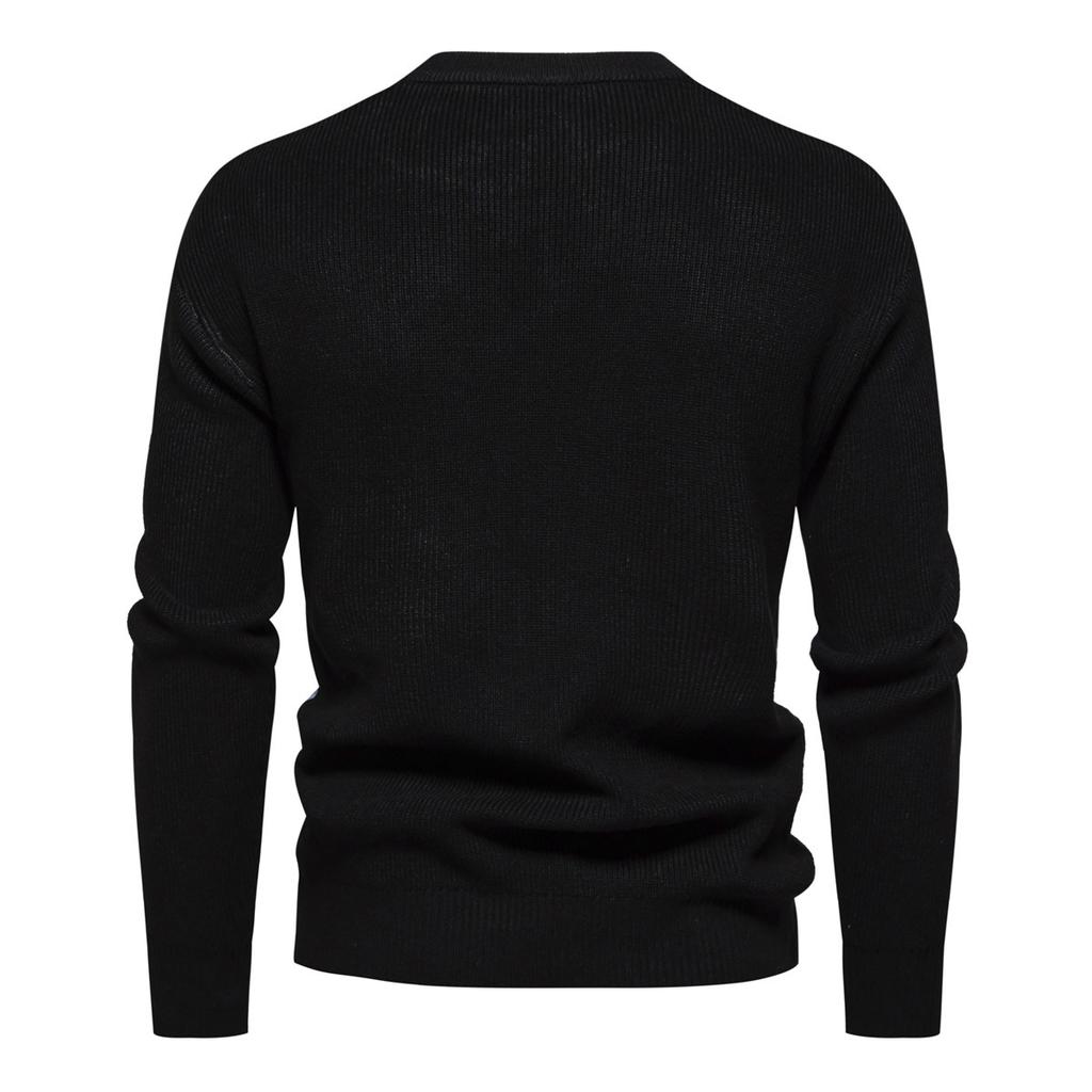 Hot Sale, Trendy Fashion Crew Neck Loose Sweater Knitted Sweater, Bottom Sweater Thread Men