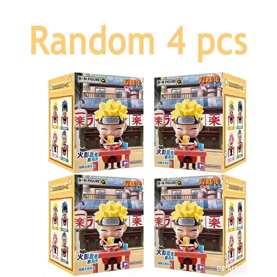 Naruto Shippuden Ramen Theme Series  Chibi Small Pvc Anime Figurine Naruto Sasuke Uchiha Merch  Toys Present For Kids
