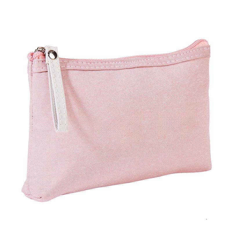 Women's Portable Zipper Cosmetic Bag & Coin Purse
