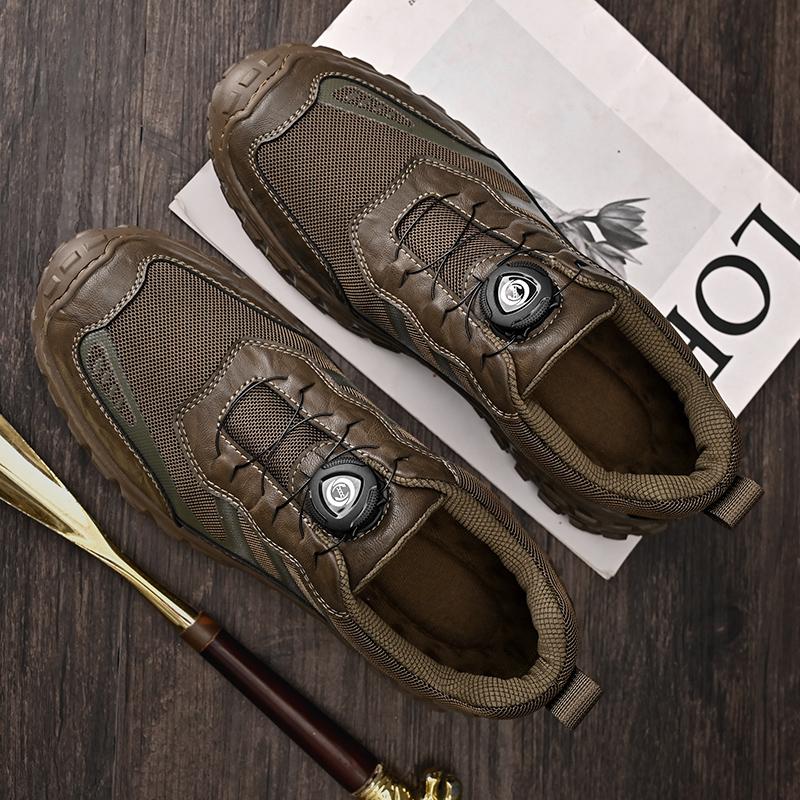 Spring Autumn New Men's Outdoor Hiking Travel Shoes Massage Soles High Quality Casual Shoes Men's Oxford Shoes Simple Versatile