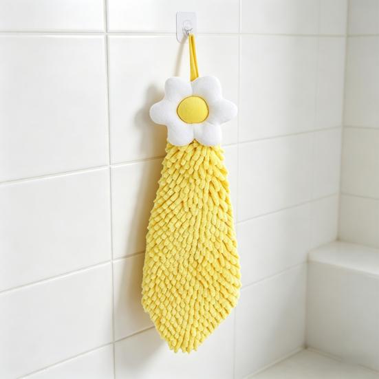 Hand Towels with Hanging Loop Super Soft Quick-Dry Absorbent Hand Towels for Kitchen Bathroom Office Gym Multi-Use Decorative And Hygienic Cleaning