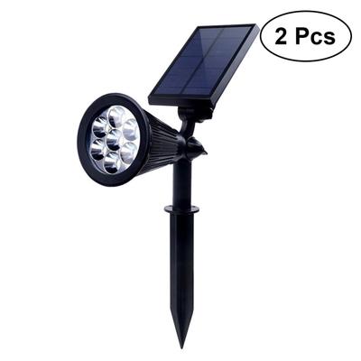 Solar Powered 4LED Spike Light Garden Yard Lawn Landscape Lamp Outdoor Spotlight