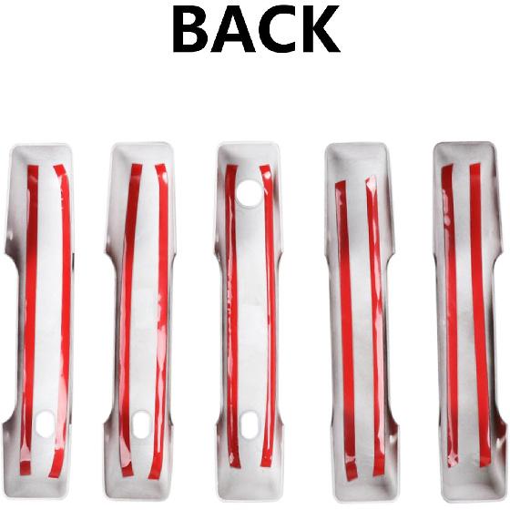Door Handle Scratch Protector Rear Tailgate Door Handle Cover Trim Compatible with 2021 2022 2023 2024 2025 Ford Bronco Exterior Accessories