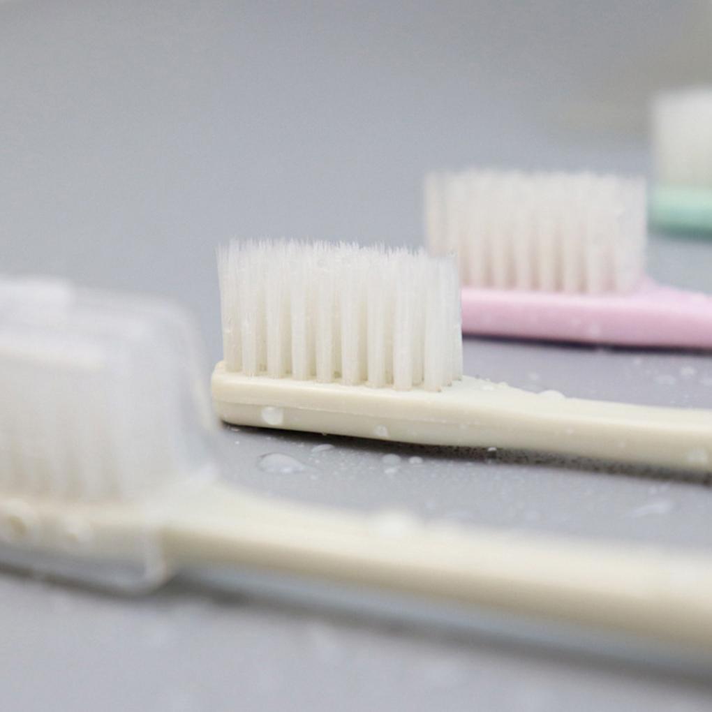 10pcs Soft Bristles Toothbrush Household Adults Teeth Stain Oral Cleaning PP