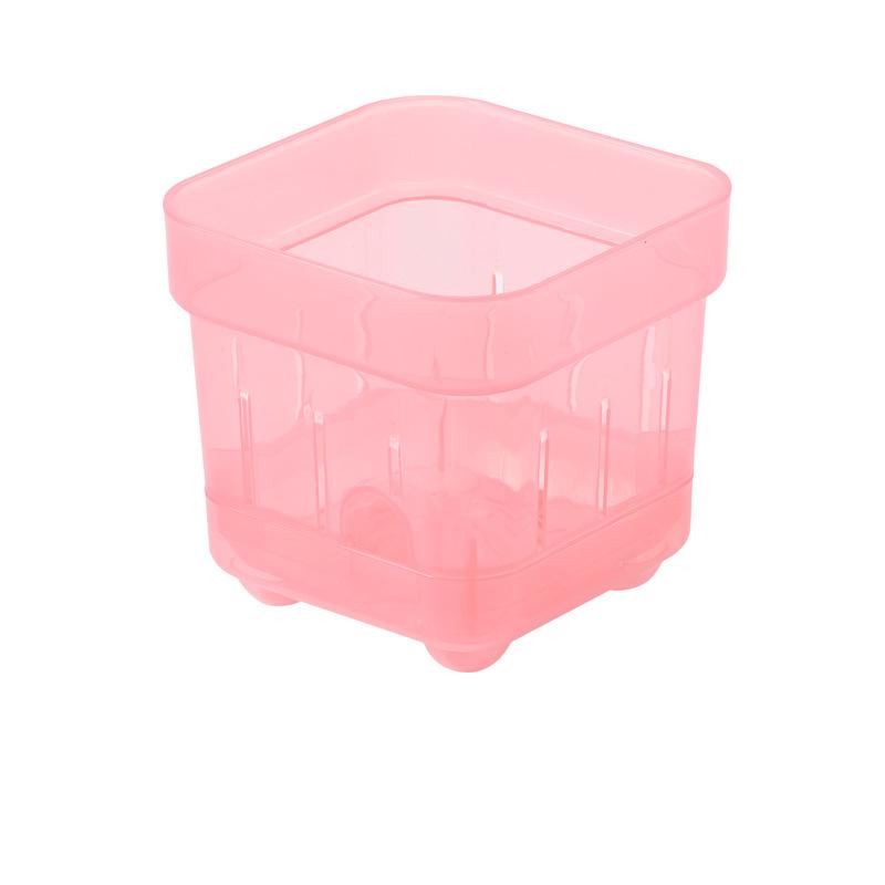 Square Root View Planter Pot Drainage Breathable Plastic Plant Holder for Home Indoor Garden Living Room Setups