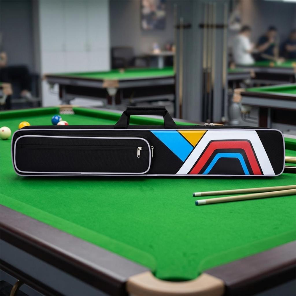 Billiard Cue Case Hard Shell Portable Stick Holder for Pool Players