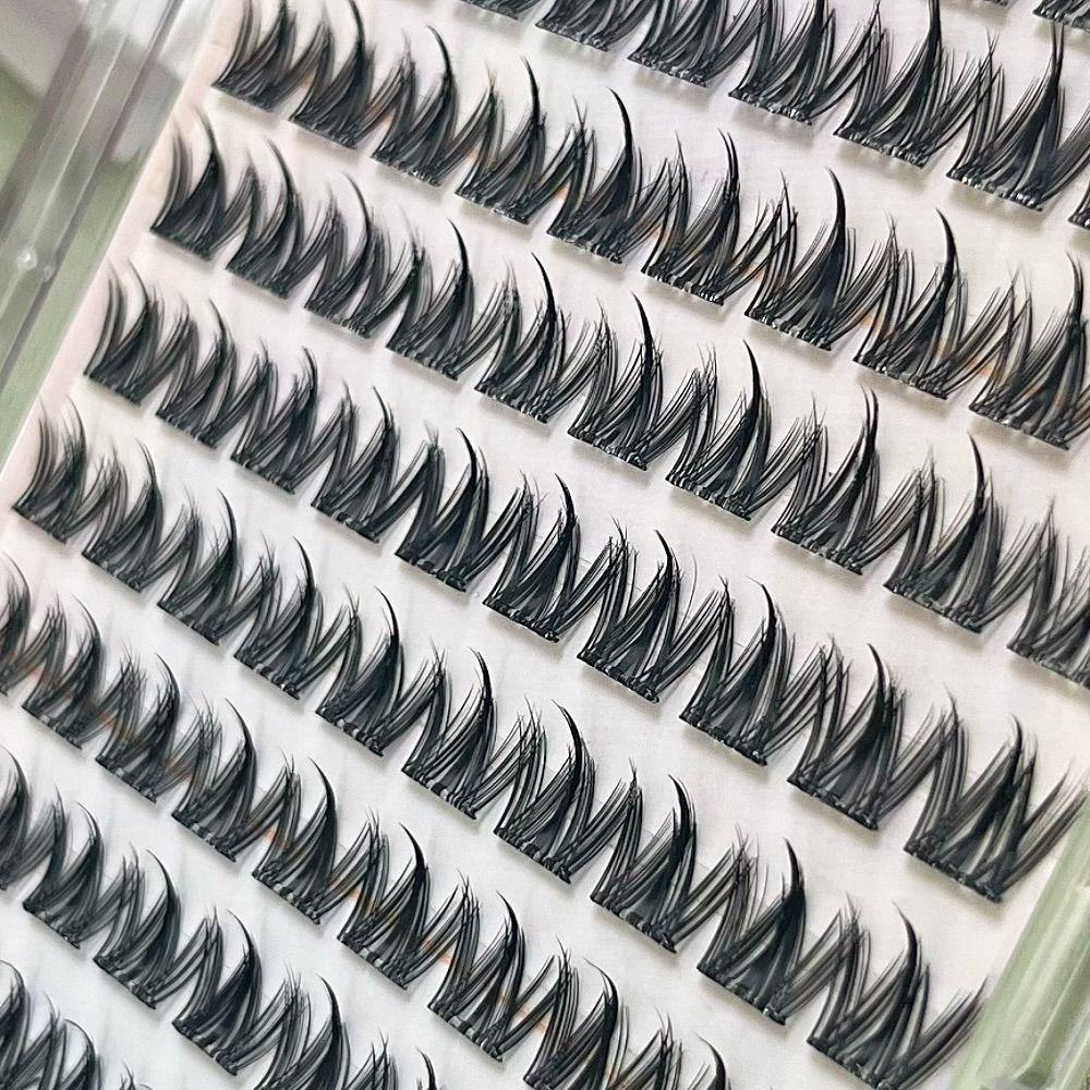 

Корейские самоклеящиеся накладные ресницы большой вместимости в стиле собаки - Милые ресницы супер-мягкие как молочный щенок для камеры Eyelashes + Curved Tweezers