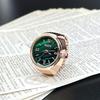 Finger Watch Mini Edition Small Green Watch Ring Watch Women's Retro Rose Gold Finger Watch Student Watch Ring Watch
