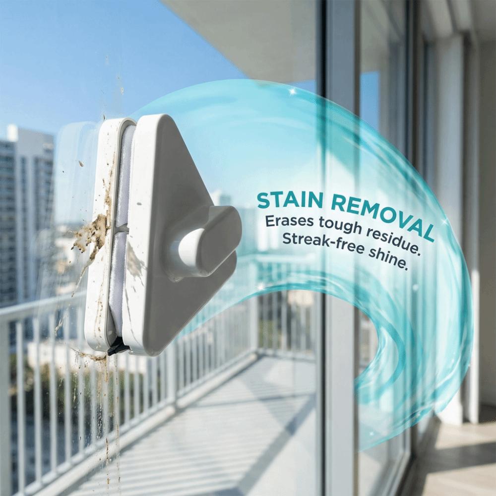 Durable Glass Artifact Cleaning Cotton Easy To Clean Magnetic Adjustment Cleaning Kit Outside