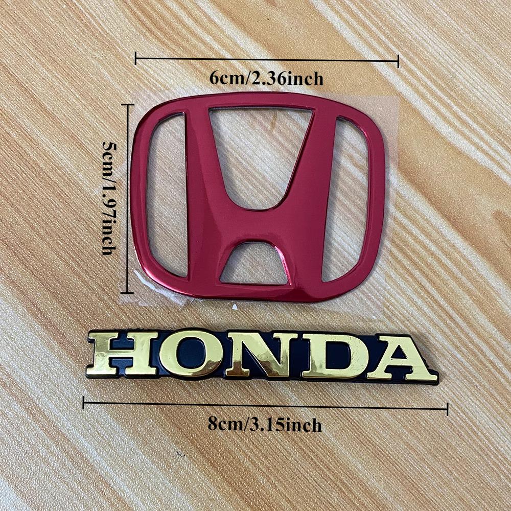Honda Motorcycle Head Front Windshield Motorcycle Decoration H Letter Logo Electric Vehicle Modification Label Sticker