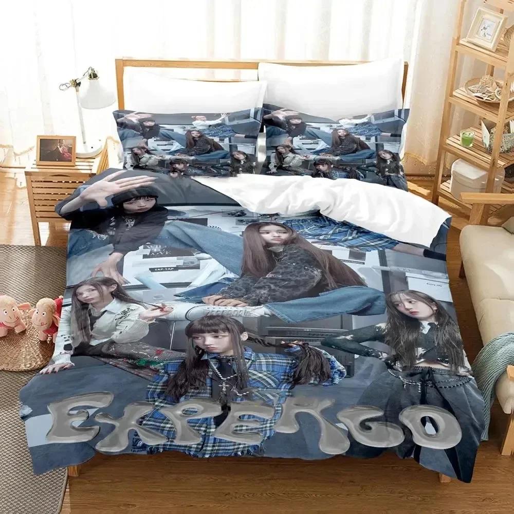 3D Print Kpop NMIX Beding Set 3D Printed Suitable for Bedrom Soft with Soft Fabric Duvet Cover Set With Pilowcases Children Kids Home Textile