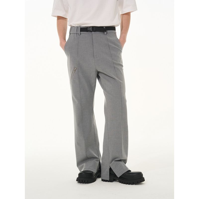 Harsh and Cruel Minimalist Three-Dimensional Suit Pants