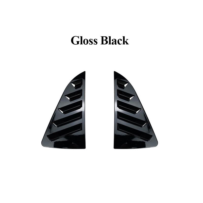 Car Rear Window Shutter Cover Trim For Volkswagen VW Polo MK5 6R 6C 2011-2018 Car Tail Triangle Window Louver Side Vent Trim