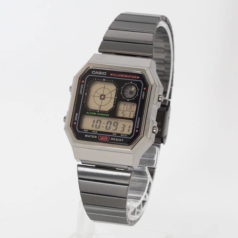 CASIO Digital Quartz CLASSIC Retro A130WEGG-1A Black