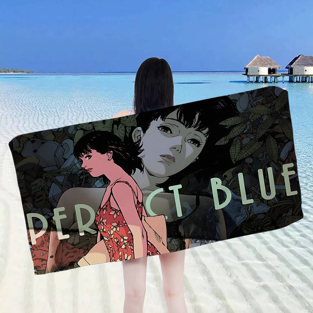 Horror Movie P-perfect B-blue Bath Towel Microfiber Soft Water Absorbing Breathable For Girl Kids Cartoon Beach Towel