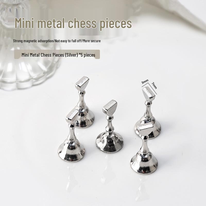 Fairy Aurora Iridescent Nail Art Practice Base & Holder: Thickened Acrylic Magnetic Display Stand