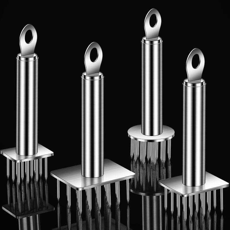 Adoucisseur de viande en acier inoxydable 304 Ultra Aiguisé 12/18/23/28 Aiguilles Maillet de Cuisine Outil Professionnel