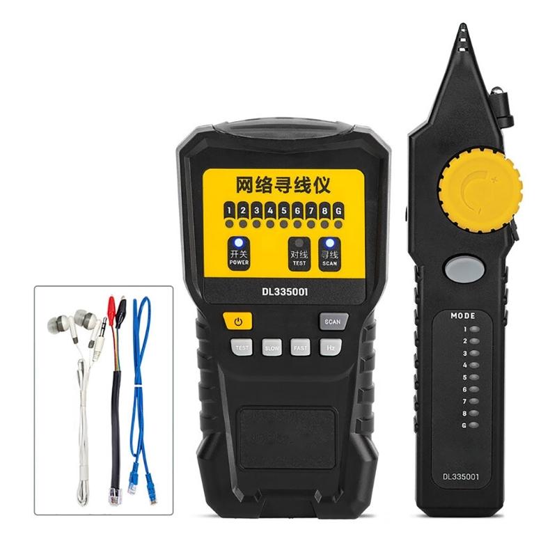 RJ11 RJ45 Wire Tracing Tool Telephone & Ethernet Wire Locator Efficiently Find & Test Telephone & Ethernet Connections