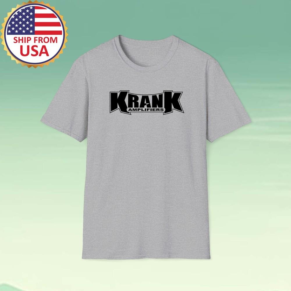 

Krank Amplification Men#039;s Grey Size S5XL Unisex T-Shirt S