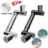 Mechanical Arm Faucet Spout Telescopic Multifunctional Extender Splash Proof Pressurized Mouthwash Hair Frother