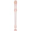 MAXTONE Deutsche Bauart Kunststoff Sopranblockflöte TR-302T Rosa