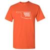 Oklahoma Schlechtester Staat Aller Zeiten Basic Baumwoll-T-Shirt - Orange