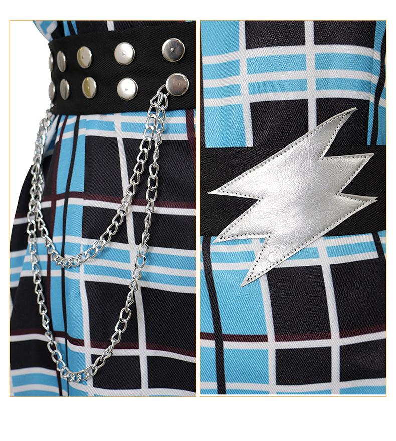 Monster Cosplay Franky Stein Dress Girl Costume Outfit Christmas Party Women Dress Up Clothes Halloween Zombie Girl Disfraz Suit