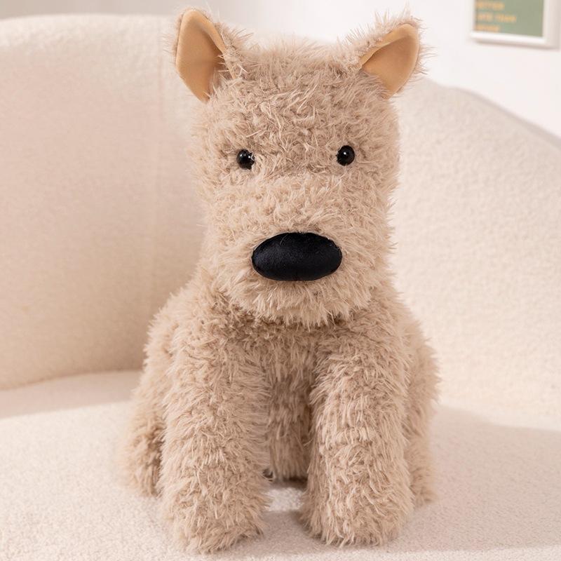 Cute West Highland Dog Doll Plush Toy Puppy Dog Backpack Girls Crossbody Bag Children's Ragdoll