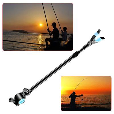 Multifunctional Extend Portable Fishing Pole Stand Stretched Brackets Telescopic Fishing Rod Holder