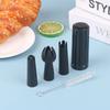 5Pcs/Set Base Tips Holder Whipping Tip Mounting Mouth Decorating Mouth Cream Nozzle Cream Foamer