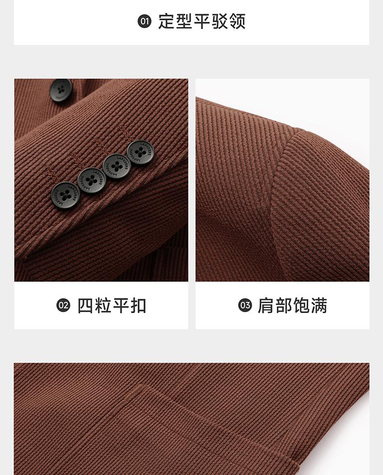 [Machine Washable+No Ironing] Langdeng Men's Retro Suit Jacket 2025 Autumn New Business and Leisure Single West