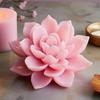 3D Lotus Silicone Candle Molds DIY Rose Flower Soap Plaster Resin Casting Mold Handmade Chocolate Fudge Cake Baking Tools