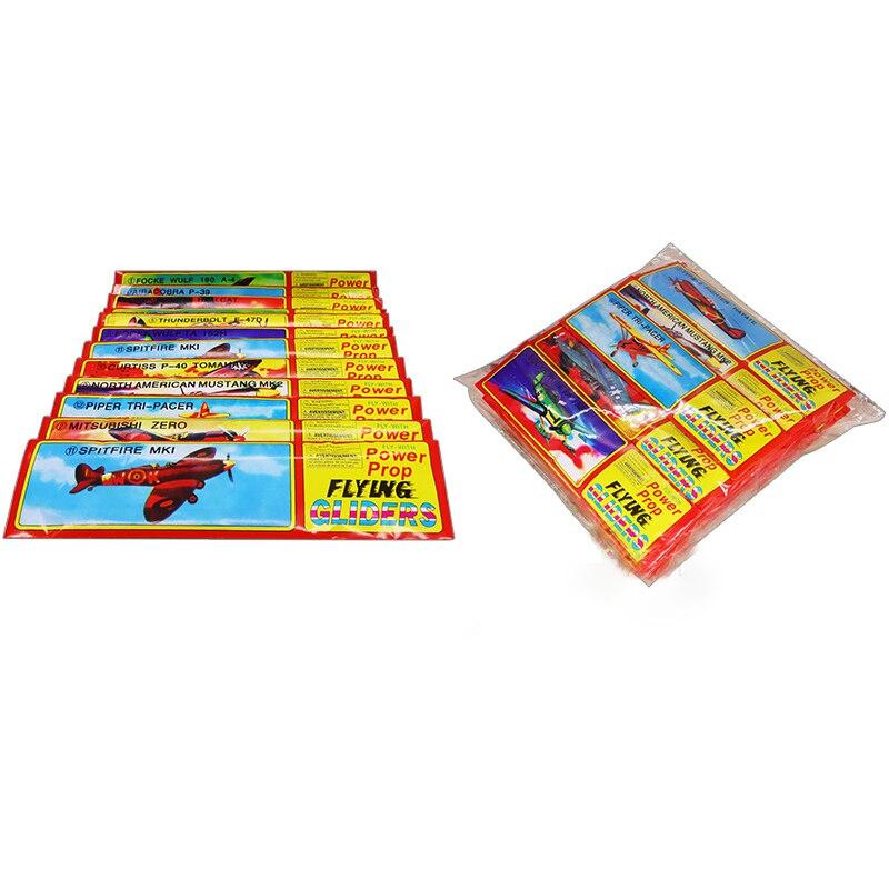 10pcsd Foam Outdoor Hand Aircraft Aviation Model Thrown Glider