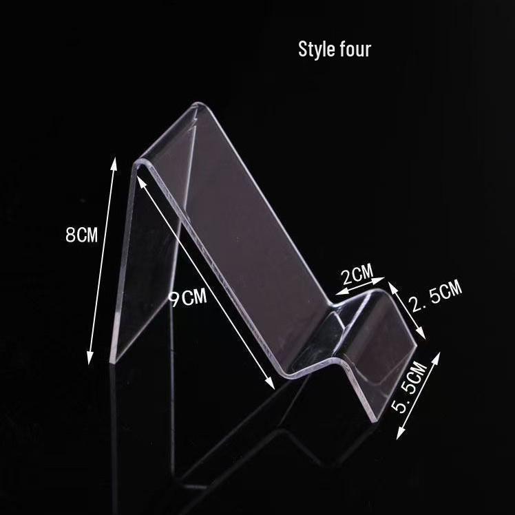 Acrylic Transparent Mobile Power Bank & Phone Display Stand with Multiple Styles