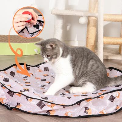 Interactive Cat Toys Automatic Fast Rolling Ball with Sound Effects Indoor Motion Chirping Activated Moving Ball Cat Toys