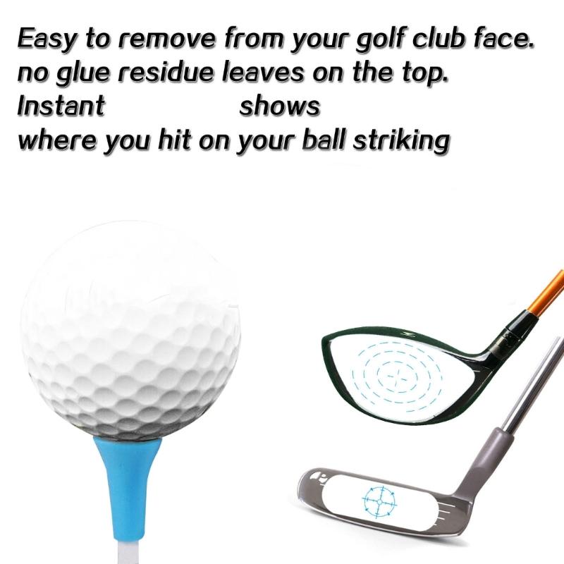 Golf Training Aids for Woods Irons and Putters Golf Impact Tape Labels Golf Club Impact Stickers Swing Tape for Practice