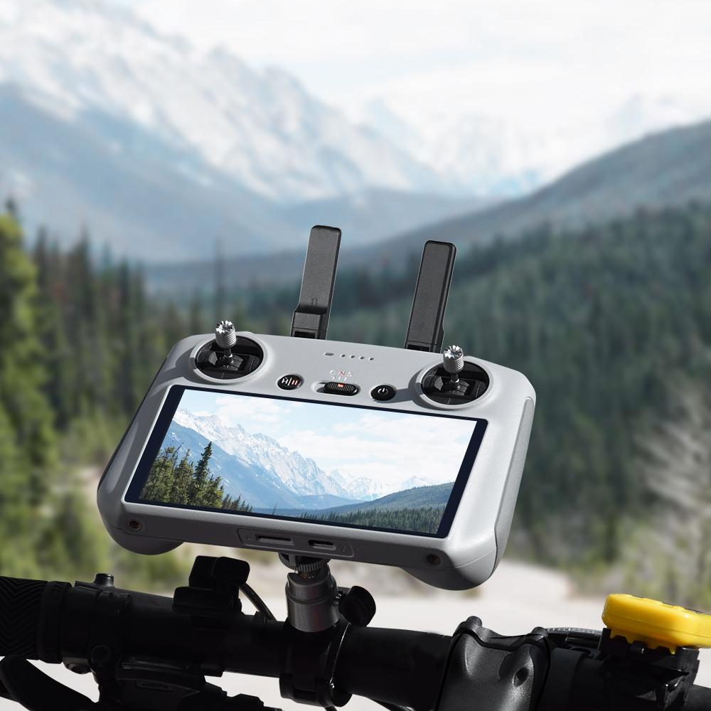 RC RC2 Remote Control Bike Holder 360° Rotatable Bar Hand Mount RC Holder for DJI Mini 3 4 Pro Drone Accessory