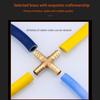Copper Pagoda Joint Three-way Natural Gas Pipe Three-pronged Gas Nozzle Green Head T-shaped Plug