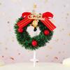 10pcs Christmas Cake Decoration Card Grass Circle Leaves Sika Deer Christmas Tree Gift Package Birthday Baking Dessert Counter Flag