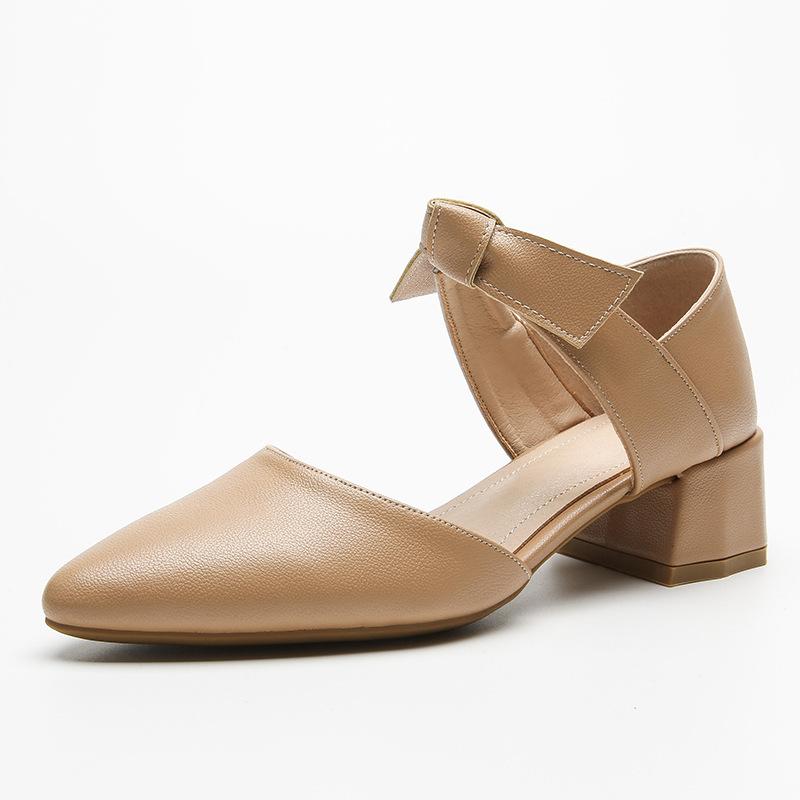 Yue Xinwang Leather Flat for Huizhou Women's Shoes Heels Grape Mother with the Same Slippers Wear Versatile Hollow Sandals Women