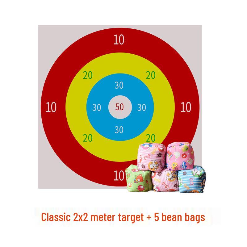 Sandbag Toss Target: Fun Outdoor Game for Kindergarten Team Building